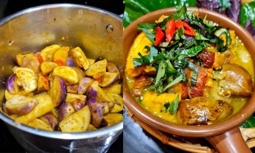 Cuối tuần, trời se lạnh đãi gia đình món cà bung đậu thịt cực hợp, đây là công thức đơn giản nhất để làm 