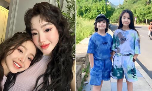 Lâu lâu tung ảnh 2 con, Elly Trần phản ứng ngay khi được khuyên 'sau này cho con gái thi Hoa hậu'