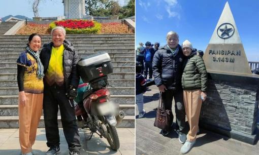 Vợ chồng U70 nắm tay nhau đi du lịch xuyên Việt, đến giới trẻ cũng phải kính nể