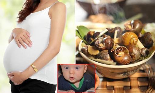 Phụ nữ ăn ốc khi mang bầu sinh con ra sẽ chảy nhiều dãi có đúng không?
