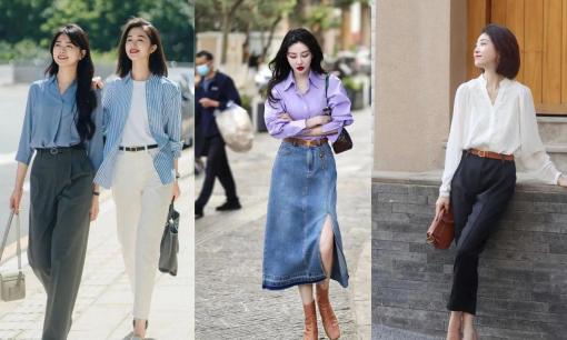 6 cách phối sơ mi đẹp nhất mùa thu này, nhẹ nhàng mà đẹp quá!