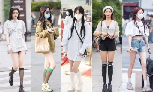 Những chiếc 'tất dài đến bắp chân' đang là mốt trong mùa thu đông, trông rất đẹp khi kết hợp với quần áo, chân váy