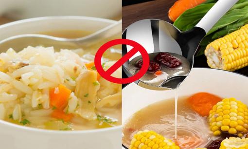 Bỏ ngay thói quen chan canh vào cơm cho dễ nuốt, nó là thói quen xấu, rất không tốt cho sức khỏe