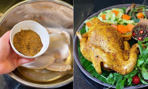 Gà hấp muối 'tiệm cận sự hoàn hảo' nhờ thêm một nguyên liệu, thơm nức mũi, muốn nhai cả xương