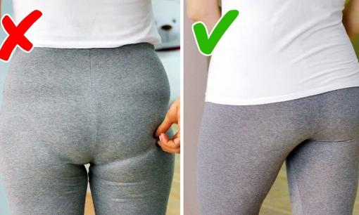 Làm sao khi mặc quần legging bị lộ ngấn kém duyên và mẹo giúp bạn thoát khỏi những tình huống khó xử?