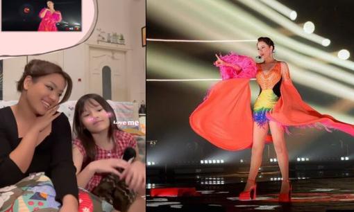 Con gái Phương Vy 'ngất xỉu' khi xem mẹ biểu diễn tại 'Chị đẹp đạp gió rẽ sóng'