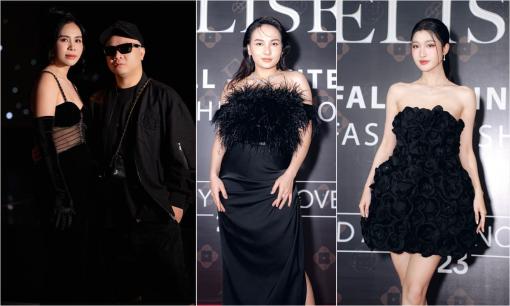 Dàn sao xúng xính xiêm áo đội mưa rét dự show thời trang tại thủ đô