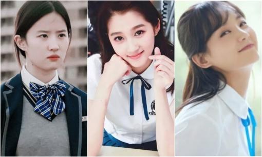 Cùng mặc 'đồng phục học sinh', nếu gộp 8 nữ diễn viên này lại với nhau thì chưa chắc Lưu Diệc Phi là người đứng đầu