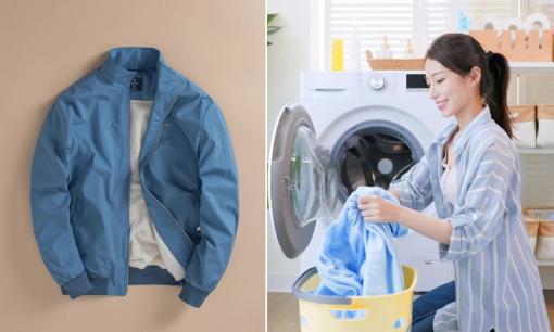 Mùa đông, chỉ bạn cách chống nhăn cho áo khoác gió khi giặt bằng máy giặt