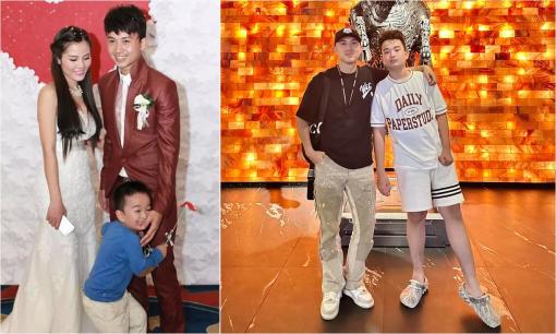 Con trai giấu kín của Hoàng Anh Vũ nay đã phổng phao thế này, mới 13 tuổi đã cao lớn hơn cả bố