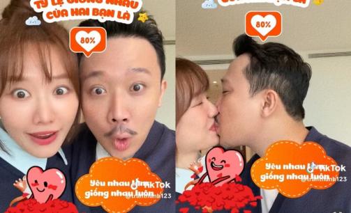 Trấn Thành và Hari Won thử độ giống nhau để so 'tướng phu thê', kết quả cùng phản ứng ngọt ngào của đôi vợ chồng gây bất ngờ