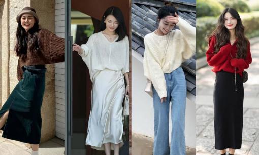 'Áo len tay dơi' được ưa chuộng, thanh lịch khi kết hợp với váy hoặc giản dị với quần, dù bạn mặc thế nào cũng đẹp! 