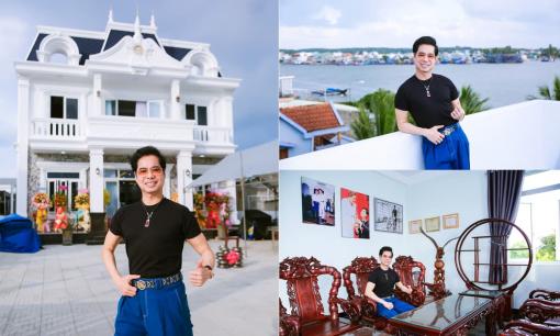 'Ông hoàng nhạc sến' Ngọc Sơn xây biệt thự view sông hoành tráng 500m2 làm nhà từ đường