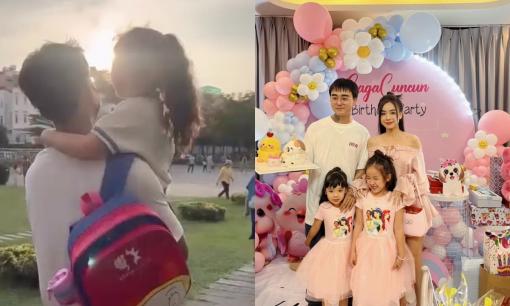Hậu 'gương vỡ lại lành', Cindy Lư khoe khoảnh khắc tan chảy của Đạt G khi bồng bế con gái cực ngọt