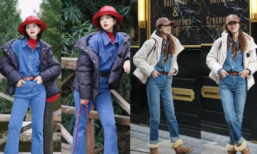 Cách mặc quần jean dễ thương, ấm áp, giảm tuổi tác cho nhân viên văn phòng và học sinh
