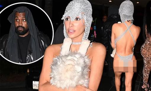 Vợ mới của Kanye West lại gây tranh cãi với trang phục hở hang, táo bạo 'bỏng mắt' trên đường phố Miami