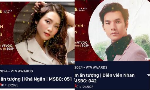 VTV Awards 2023: Khả Ngân và Nhan Phúc Vinh đang dẫn đầu lượt xem