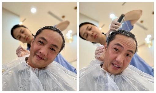 Cường Đô La 'flex' nhẹ sự cưng chiều của vợ, lại còn hỏi yêu: 'Tóc anh trắng hết, em có còn yêu anh không?'