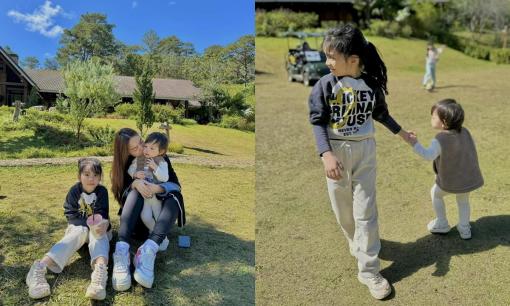 Phạm Quỳnh Anh tung ảnh đi du lịch cùng các con, loạt khoảnh khắc hạnh phúc gây sốt 