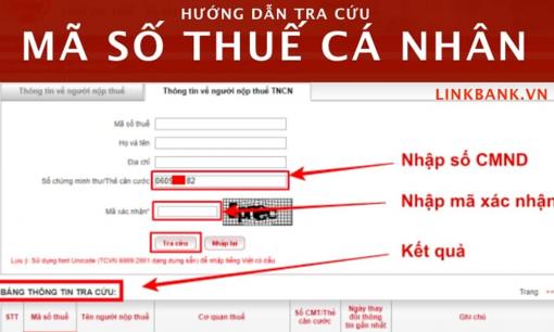 Cách tra cứu mã số thuế cá nhân nhanh nhất bằng căn cước công dân, dễ dàng bằng tra cứu online