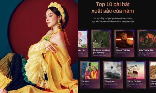 Vượt mặt dàn nghệ sĩ trẻ tuổi, Hòa Minzy chiếm lĩnh thị trường âm nhạc năm 2023 với loạt thành tích đỉnh của chóp 