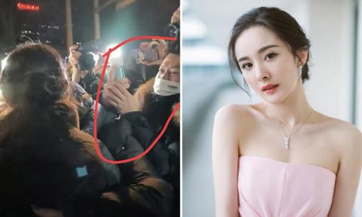 Dương Mịch bị fan nam quá khích động chạm vào cơ thể khiến cô phải sợ hãi thốt lên câu này