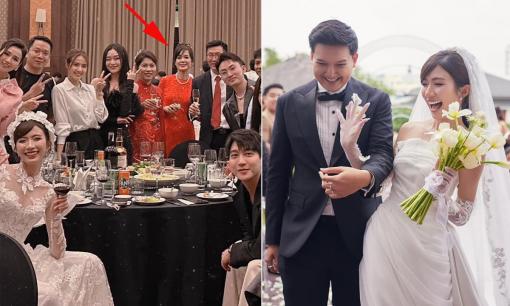 Ảnh chụp hiếm hoi mẹ chồng diễn viên Ngọc Huyền xuất hiện trong đám cưới 