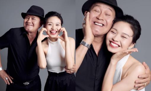 Lê Lộc tung bộ ảnh nhí nhảnh bên bố, Duy Phương gây sốt với loạt biểu cảm xì tin chẳng kém cạnh con gái 