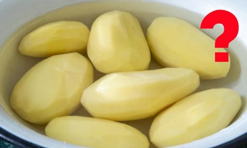 Tại sao nên ngâm khoai tây trước lúc chế biến? Một số lưu ý khi bảo quản khoai tây