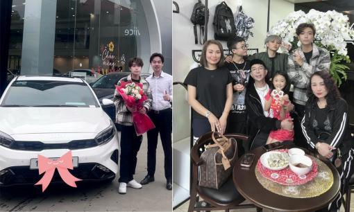 Long Nhật tự hào khoe con trai đầu đã tự sắm được xế hộp xịn xò giáp Tết Nguyên đán