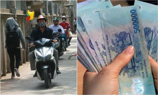 Đi xe trên vỉa hè bị phạt bao nhiêu tiền và có bị giữ bằng lái không?