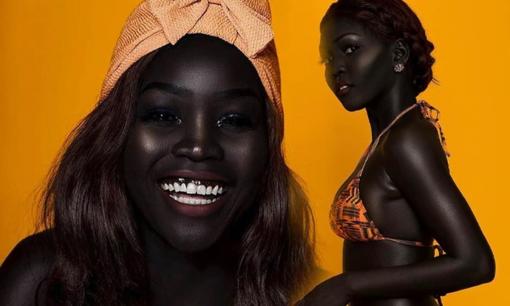 Người mẫu đen nhất thế giới với nướu và đôi môi đen tuyền, nét đẹp ma mị không thể chối từ