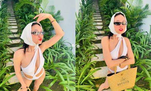 Lan Ngọc tung ảnh diện đồ tắm nét căng, hình thể ngày càng đáng gờm 