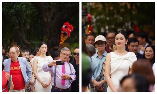 Ý Nhi tham gia hoạt động tại nước ngoài, nhan sắc gây chú ý