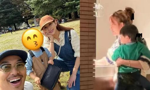 Hình ảnh quý tử nhà Lâm Chí Linh và chồng người Nhật bị lộ, ngoại hình của nhóc tì gây chú ý 