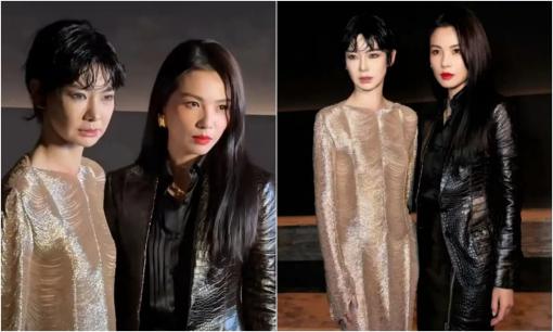 Khi Thích Vy 39 tuổi và Lưu Đào 45 tuổi cùng chung khung hình, có thể thấy sự khác biệt rõ nét giữa vẻ đẹp làn da và vẻ đẹp xương cốt