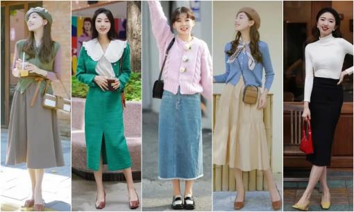 'Váy + giày bệt' rất được ưa chuộng vào mùa xuân, vừa thời trang vừa giảm tuổi mà không mỏi chân