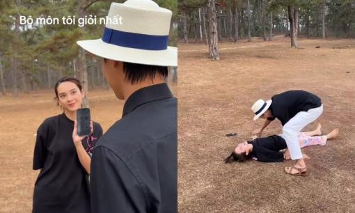 Khoảnh khắc lầy lội của Quỳnh Lương khi được hỏi về bộ môn giỏi nhất, bạn trai thiếu gia Trà Vinh có biểu cảm gây chú ý