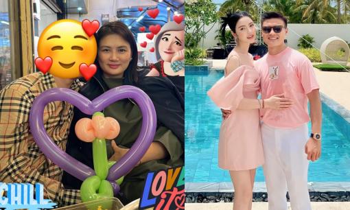 Ngày 8/3: Kim Huệ khoe quà của bạn trai; Quang Hải và Chu Thanh Huyền tình tứ dự tiệc cưới 