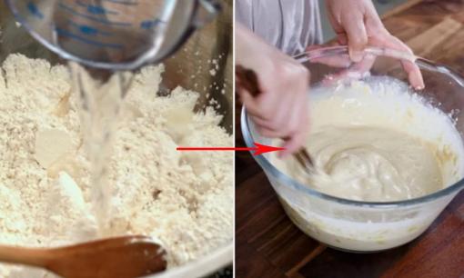 Bột chiên giòn khi pha đừng dùng nước lã, trộn bột với thứ nước này, rán món gì cũng ngon, giòn tan và vàng ruộm
