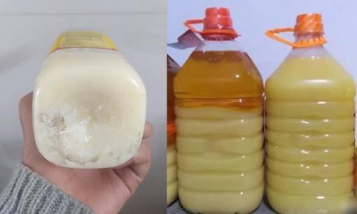 Trời lạnh, dầu ăn bị đông đóng váng dưới đáy chai, liệu có phải là hàng kém chất lượng?