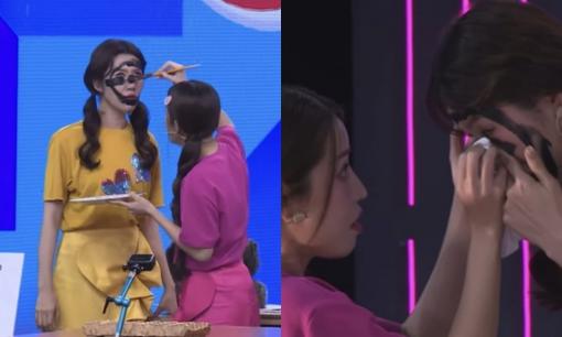 Thúy Ngân ôm mặt bỏ quay vì màn phạt của Puka, bà xã Gin Tuấn Kiệt có thái độ đến là thương