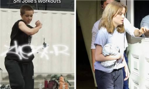 Hình ảnh đối lập của hai tiểu thư nhà Angelina Jolie: Shiloh cá tính mạnh mẽ bao nhiêu thì Vivienne lại hiền dịu bấy nhiêu 