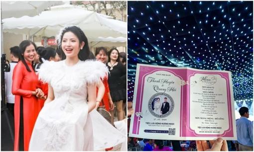 Hé lộ thực đơn cực xịn tại tiệc cưới của Quang Hải - Chu Thanh Huyền ở quê nhà cô dâu 