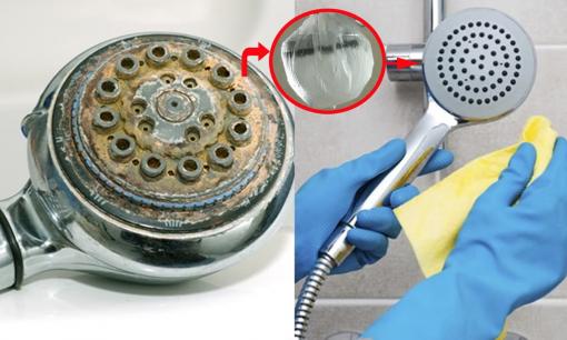 Vòi sen dùng lâu bị tắc, nước chảy yếu vì lắng đọng cặn bẩn, thử ngay 3 mẹo để vòi sen sáng bóng như mới, nước phun mạnh mẽ