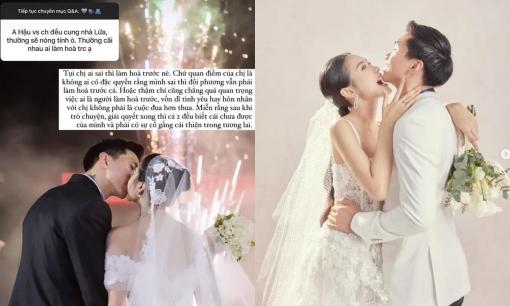 Doãn Hải My bật mí cách giữ lửa hôn nhân mỗi khi cãi nhau với Đoàn Văn Hậu 