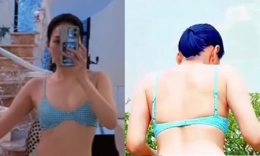 Lệ Quyên diện bikini nhạy cảm, tạo dáng hớ hênh gây tranh cãi