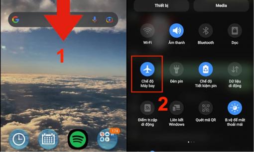 1 nút nhỏ trên điện thoại nhớ bật lên khi sạc, sạc nhanh gấp bội lại tiết kiệm pin, tốt cho giấc ngủ và sức khỏe