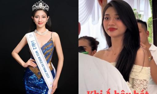 Á hậu Minh Kiên bị bắt gặp qua camera thường, sắc vóc liệu có bị 'dìm hàng'?  