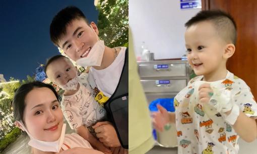 Con trai cầu thủ Duy Mạnh gây xót xa khi phải chữa bệnh hiếm, nét mặt ngây thơ khiến khán giả xúc động 